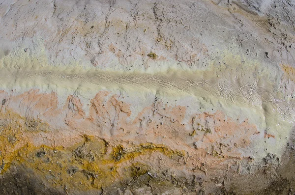 Sinther y azufre en el área geotérmica (Textura ) — Foto de Stock