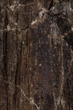 kaya organik kahverengi doku ile