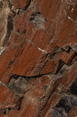 kaya organik kahverengi doku ile