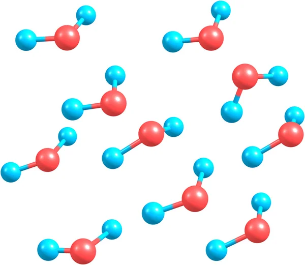 Molecole d'acqua — Foto Stock