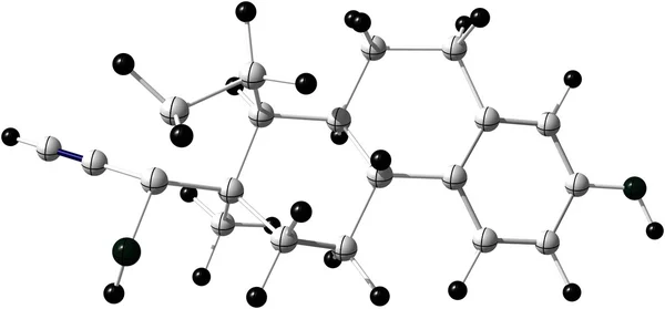 Ethinyl Estradiol Molecule — Stock Photo, Image