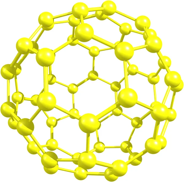 Fullerene molecule — Stock Photo, Image