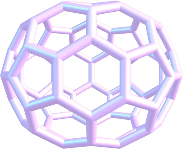 Модель молекули фулерен С70 — стокове фото