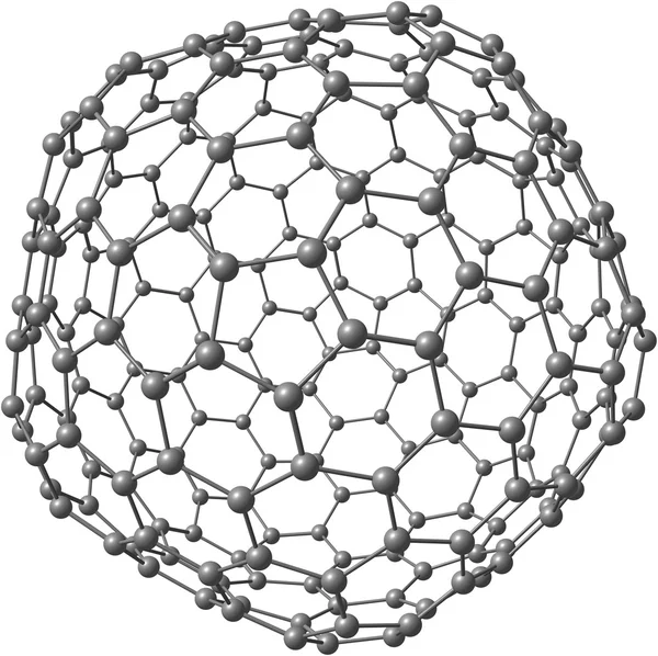 Olbrzym fullerene cząsteczki c240 — Zdjęcie stockowe