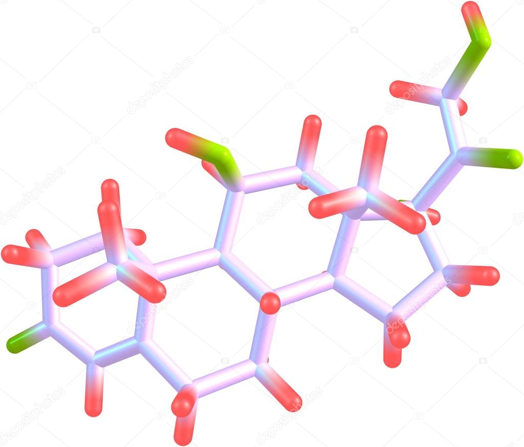 Hydrocortisone molecular structure