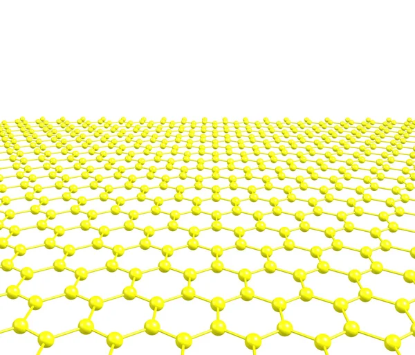 Graphene Sheet on white — Stock Photo, Image