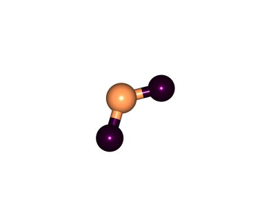 azot dioksit moleküler yapısı üzerinde beyaz izole
