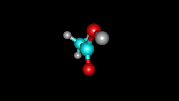 醋酸分子旋转视频全Hd — 图库视频影像