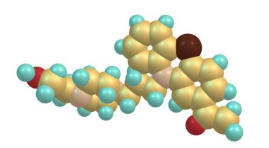 Asetofenazin, düzensiz ve psikotik düşünce tedavisinde kullanılır. Aynı zamanda yanlış algıların tedavisinde de kullanılır. Halüsinasyon ya da halüsinasyon. 3d illüstrasyon