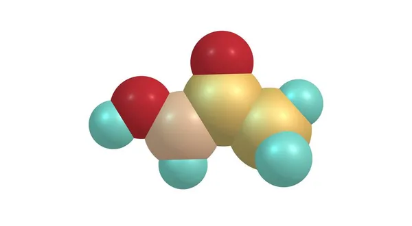 尿素誘導体は尿路の細菌感染を分裂させる尿素を治療するために使用される 3Dイラスト — ストック写真