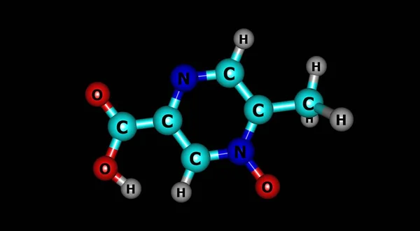 Acipimox Είναι Παράγωγο Νιασίνης Που Χρησιμοποιείται Παράγοντας Μείωσης Των Λιπιδίων — Φωτογραφία Αρχείου