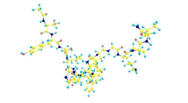 Afamelanotid Ist Ein Synthetisches Peptid Stimulierendes Hormon Das Verwendet Wird — Stockfoto