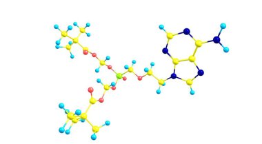 Adefovir is a prescription medicine used to treat chronic infections with hepatitis B virus. 3d illustration