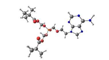 Adefovir is a prescription medicine used to treat chronic infections with hepatitis B virus. 3d illustration