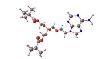 Adefovir is a prescription medicine used to treat chronic infections with hepatitis B virus. 3d illustration