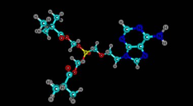 Adefovir is a prescription medicine used to treat chronic infections with hepatitis B virus. 3d illustration