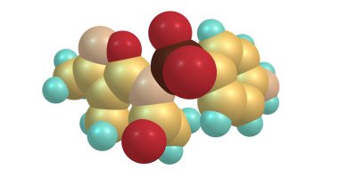 Sulfisoxazole acetyl is an ester of sulfisoxazole, a broad-spectrum sulfanilamide and a synthetic analog of para-aminobenzoic acid with antibacterial activity. 3d illustration clipart