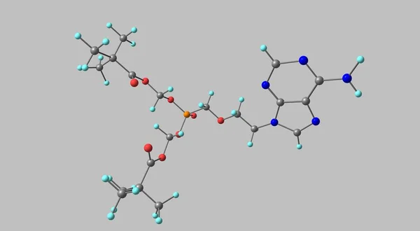 Adefovir Prescription Medicine Used Treat Chronic Infections Hepatitis Virus Illustration — 图库照片