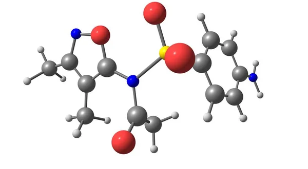 Sulfisoxazole Acetyl Ester Sulfisoxazole Broad Spectrum Sulfanilamide Synthetic Analog Para — Photo
