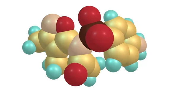 Ацетил Сульфізоксазолу Ефіром Сульфізоксазолу Широкого Спектру Сульфаніламіду Синтетичним Аналогом Пара — стокове фото