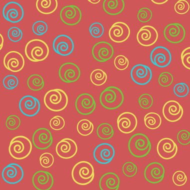 Dikişsiz soyut çizilmiş desen