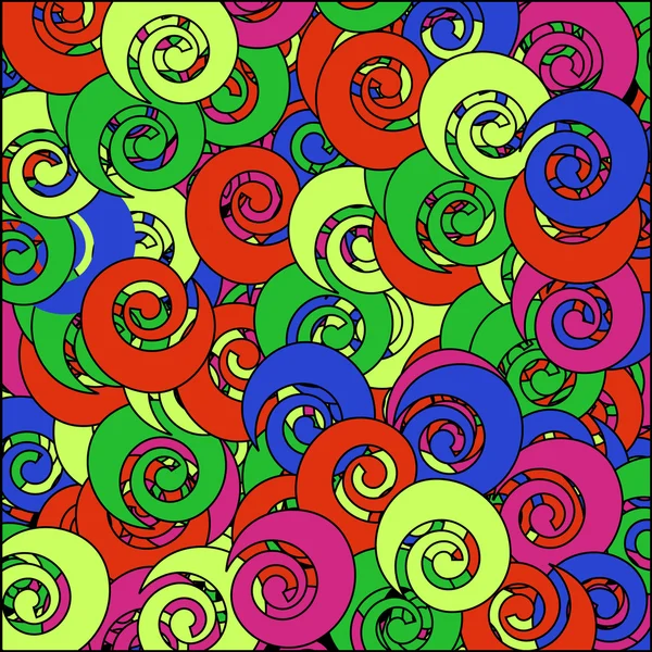다채로운 원활한 추상 패턴 — 스톡 벡터