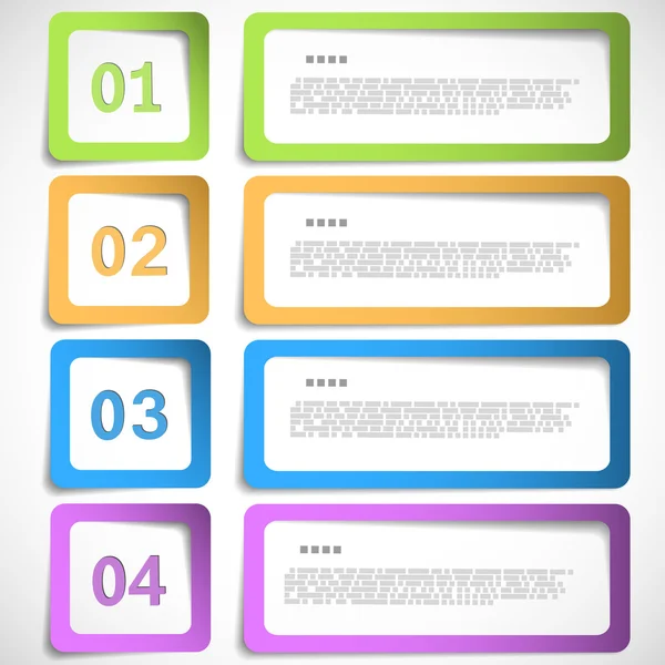 Paper choice template — Stock Vector
