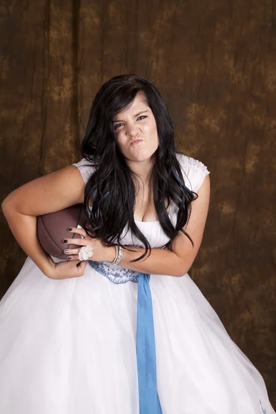 Vestido de baile de fútbol — Foto de Stock