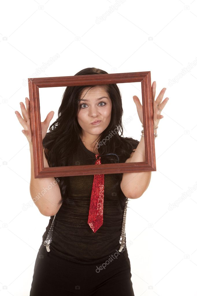 Funny face in frame Stock Photo by ©alanpoulson 12496435