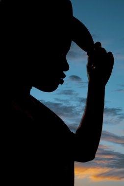 kadın silueti Batı hat kapatma