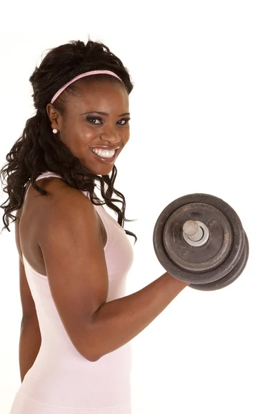 Big weights smile — Stock Photo, Image