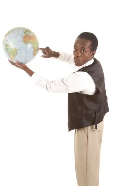 Point globe vest — Stock Photo, Image