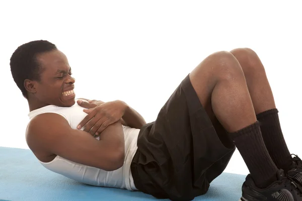 Tired sit up — Stock Photo, Image