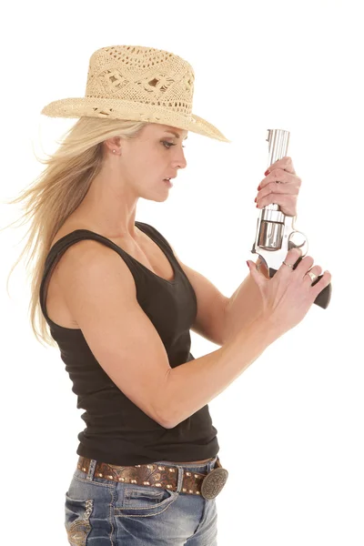 Cowgirl serbatoio top gun up — Foto Stock