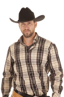 çizgili gömlekli şapka