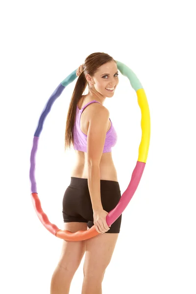 Side smile hoop — Stock Photo, Image