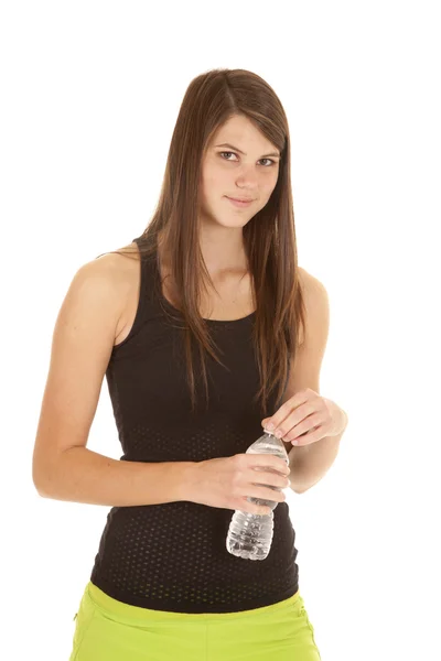 Hold water bottle — Stock Photo, Image