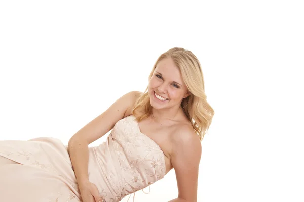 Smile dress pose — Stock Photo, Image