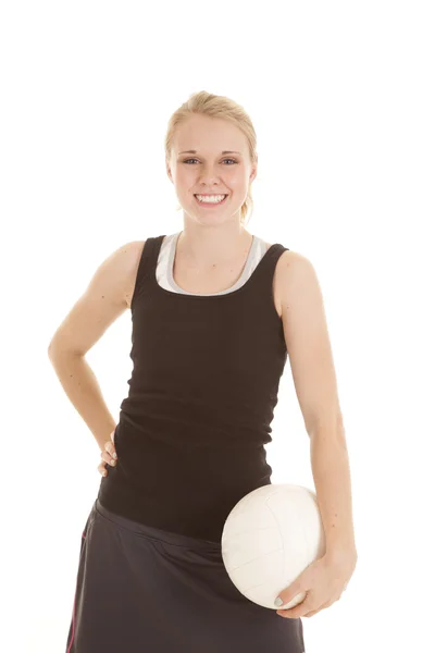 Glimlach volleybal bal — Stockfoto