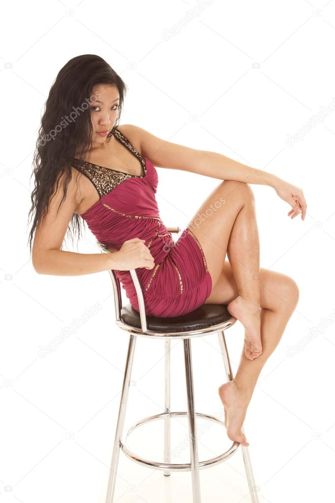 Asian woman legs up in chair Stock Photo by ©alanpoulson 21845399