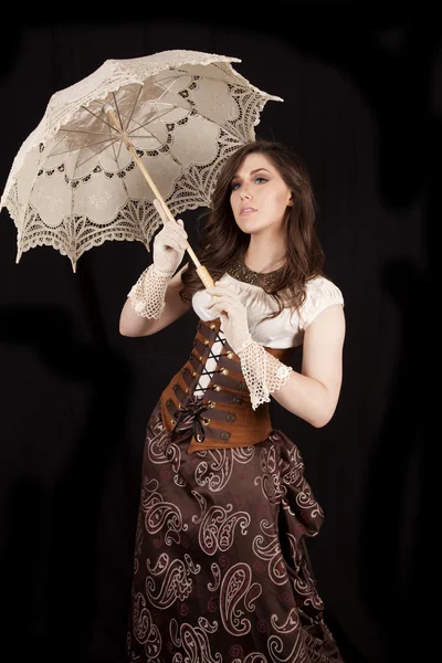黒い傘をスタンドします。 — ストック写真