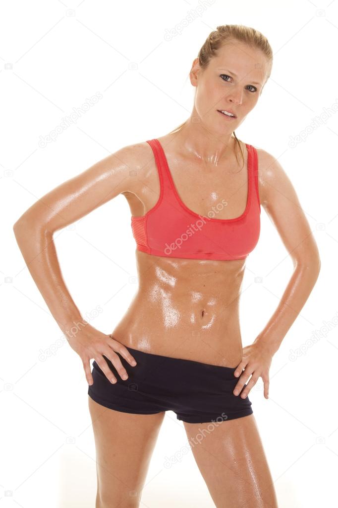 sports bra sweat