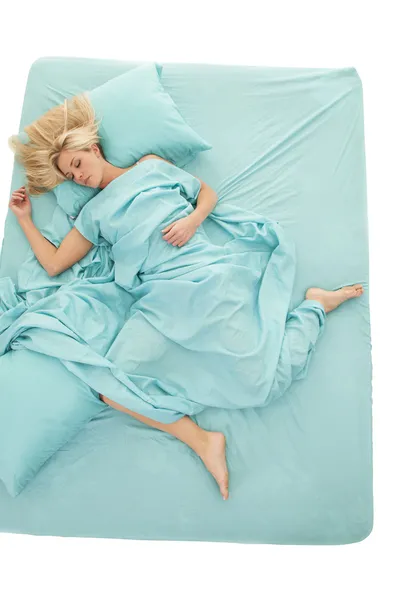 Helbild säng — Stockfoto