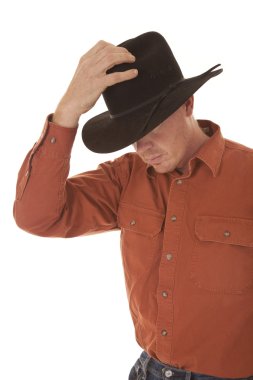 kovboy el siyah şapka