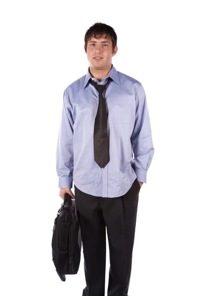 Business man holding his bag — Stock Photo, Image