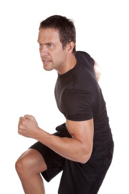 tarafından koşan adam