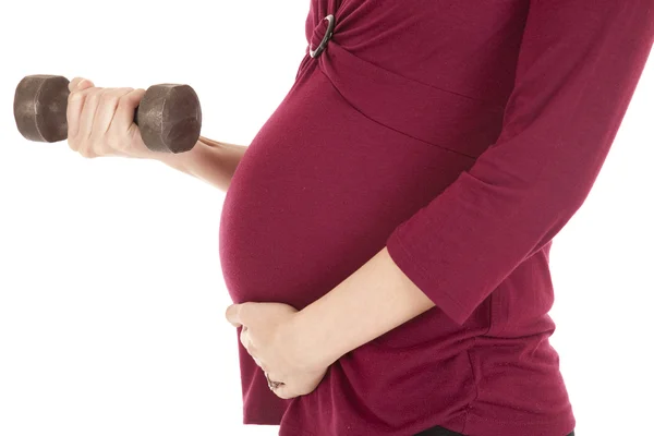 Weight pregnancy — Stock Photo, Image