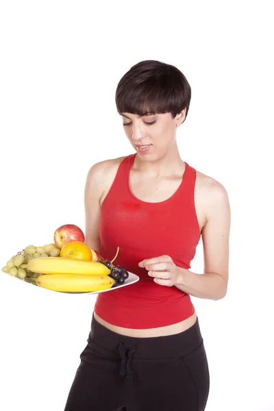 Looking down at fruit — Stock Photo, Image