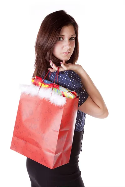 Serious Shopper Bag — Stock Photo, Image