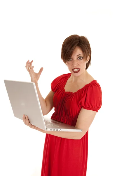 Angry computer — Stock Photo, Image